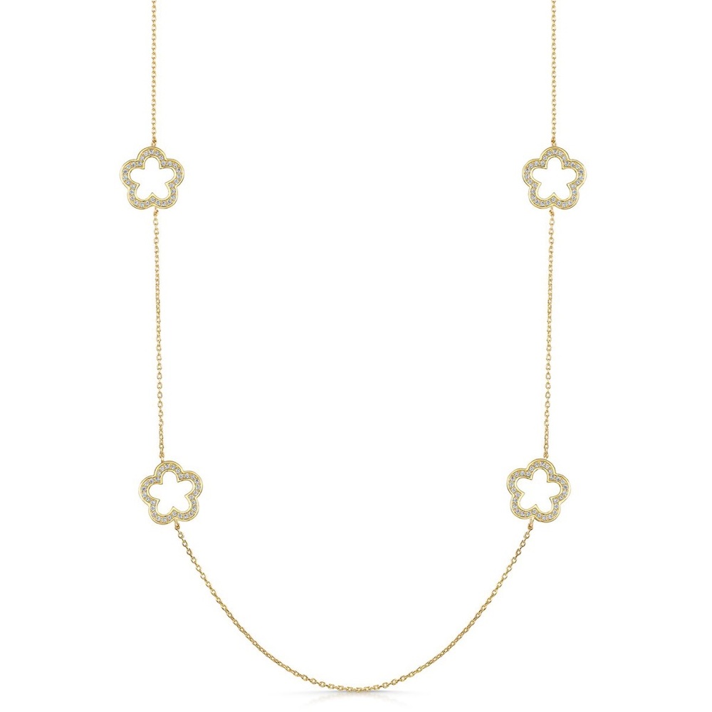 Infinity&Co gold necklace clover
